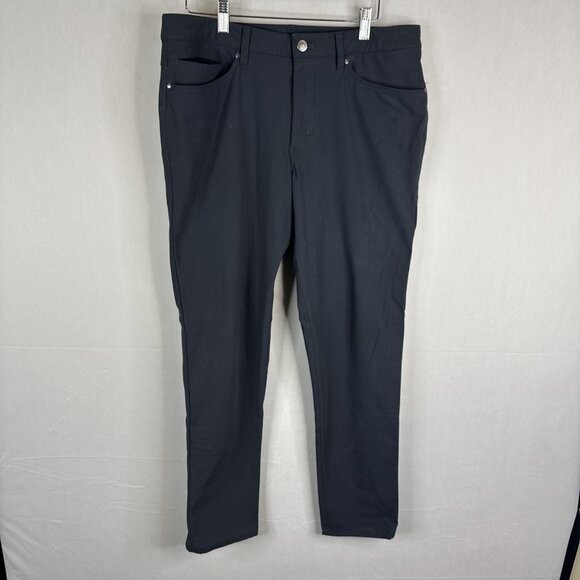 lululemon ABC-Style 5-Pocket Performance Pants Men’s 32x30 Black - Picture 2 of 8